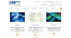 Desktop Screenshot of cadware.cz